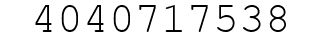 Number 4040717538.