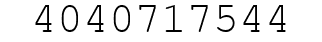 Number 4040717544.