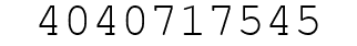Number 4040717545.
