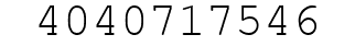 Number 4040717546.