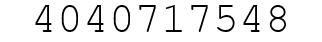 Number 4040717548.