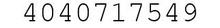 Number 4040717549.
