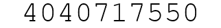 Number 4040717550.
