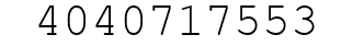 Number 4040717553.