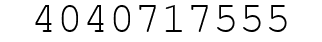 Number 4040717555.