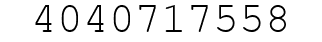 Number 4040717558.