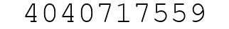 Number 4040717559.
