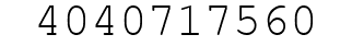 Number 4040717560.