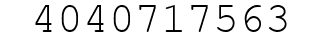 Number 4040717563.