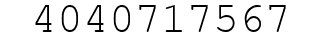 Number 4040717567.