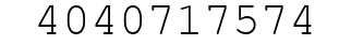 Number 4040717574.