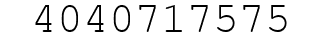 Number 4040717575.