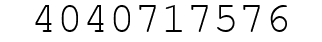Number 4040717576.