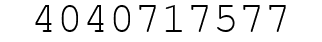 Number 4040717577.