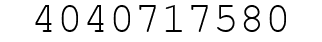 Number 4040717580.