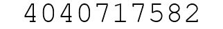 Number 4040717582.