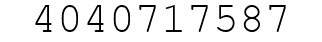 Number 4040717587.