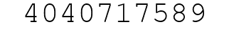 Number 4040717589.