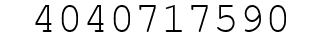 Number 4040717590.
