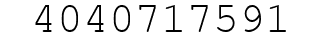 Number 4040717591.