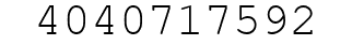 Number 4040717592.