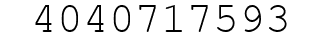 Number 4040717593.