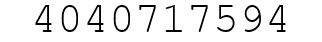 Number 4040717594.