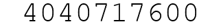 Number 4040717600.