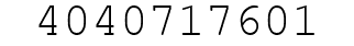 Number 4040717601.