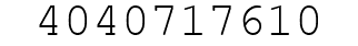 Number 4040717610.