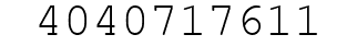 Number 4040717611.