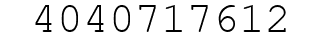 Number 4040717612.