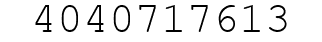 Number 4040717613.