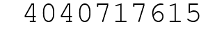 Number 4040717615.
