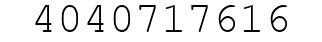 Number 4040717616.