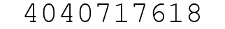 Number 4040717618.