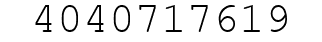 Number 4040717619.