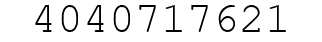 Number 4040717621.