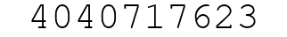 Number 4040717623.