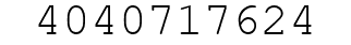 Number 4040717624.