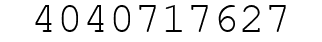 Number 4040717627.