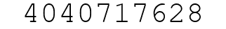 Number 4040717628.