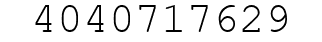 Number 4040717629.