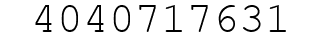 Number 4040717631.