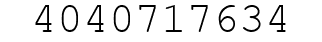 Number 4040717634.
