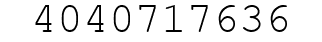 Number 4040717636.