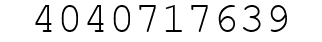 Number 4040717639.