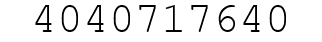 Number 4040717640.