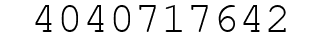 Number 4040717642.