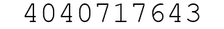 Number 4040717643.